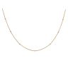22ct Yellow and White Gold Bead Chain 16"