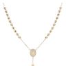 9ct Yellow Gold Rosary Beads 26"