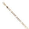 9ct Yellow Gold Figaro Bracelet 7.5"