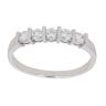 Platinum 0.50ct Brilliant Cut Diamond Five Stone Ring