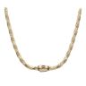 14ct Yellow Gold Monaco Spin Plain Lock Twist Chain 24"