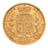 1872 Victoria Young Head Shield UK Full Sovereign Con