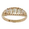 18ct Yellow Gold 0.50ct Brilliant Cut Diamond Five Stone Ring