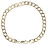 9ct Yellow Gold Curb Bracelet 8.5"