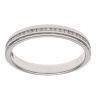18ct White Gold 0.10ct Brilliant Cut Diamond Half Eternity Ring