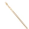 9ct Yellow Gold Curb Bracelet 7"