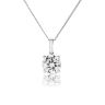 9ct White Gold 1.00ct Round Brilliant Lab Grown Diamond Solitaire Pendant