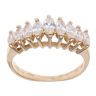 14ct Yellow Gold 0.99ct Marquise Cut Diamond Fancy Ring