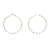 14ct Yellow Gold Twist Hoop Earrings