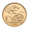 1982 Elizabeth II Decimal Portrait UK Half Sovereign Coin
