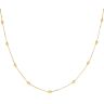 22ct Yellow Gold Dot Bead Fancy Chain 16"