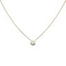 18ct Yellow Gold 0.33ct Brilliant Cut Diamond Solitaire Pendant and Chain 18"