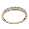 18ct Yellow Gold 0.25ct Brilliant Cut Diamond Half Eternity Ring