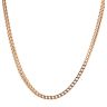 9ct Yellow Gold Plain Foxtail Chain 22"