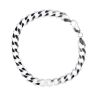 Silver Curb 8.5" Bracelet by Icesia