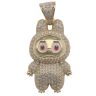 9ct Yellow Gold Cubic Zirconia Bunny Pendant