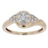 9ct Yellow Gold 0.50ct Brilliant Cut Diamond Cluster Ring