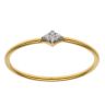 22ct Yellow Gold Cubic Zirconia Cluster Ring
