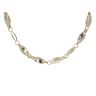 14ct Yellow And White Gold Oval Link 24" Chain