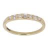 18ct Yellow Gold 0.25ct Brilliant And Baguette Cut Diamond Fancy Ring