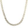 18ct Yellow Gold Criss Cross Chain 18"