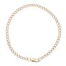 9ct Yellow Gold Curb Bracelet 8"