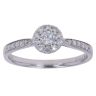 18ct White Gold 0.36ct Brilliant Cut Diamond Cluster Ring