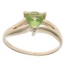9ct Yellow Gold Peridot Solitaire Ring