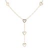 9ct Yellow Gold Heart Dangle Chain 20"