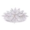 18ct White Gold 1.00ct Diamond Cluster Ring