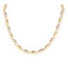 9ct Yellow And White Gold Fancy Elephant Chain 16"
