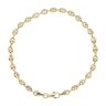 14ct Yellow Gold Button Bracelet 8.5"