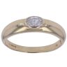 9ct Yellow Gold Cubic Zirconia Signet Ring