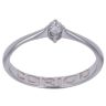 9ct White Gold 0.10ct Diamond Solitaire Clogau Ring