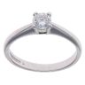 18ct White Gold 0.34ct Brilliant Cut Diamond Solitaire Ring