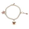 9ct Yellow Gold Clogau Charm Bracelet 7.5"
