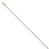 9ct White Gold 2.25ct Diamond Tennis Bracelet 7"