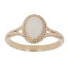 9ct Yellow Gold Opal Single Stone Ring