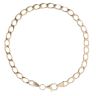 9ct Yellow Gold Oval Curb Bracelet 7.5"