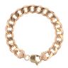 9ct Yellow Gold Curb Bracelet 9"