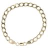 9ct Yellow Gold Curb Bracelet 8"