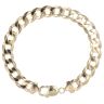 9ct Yellow Gold Curb Bracelet 8.5"