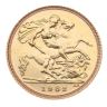 1982 Elizabeth II Decimal Portrait UK Half Sovereign Coin