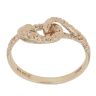 9ct Yellow Gold Snake Knot Patterned Ring