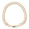 9ct Yellow Gold Curb Bracelet 8"