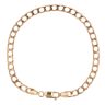 9ct Yellow Gold Square Curb Bracelet 8.5"
