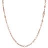 9ct Rose Gold Belcher and Bead Chain 38"