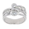 18ct White Gold Diamond Bubble Five Stone Ring by Anya Belle