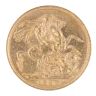 1906 Edward VII Large Head UK Full Sovereign Coin