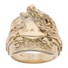 9ct Yellow Gold Saddle Ring